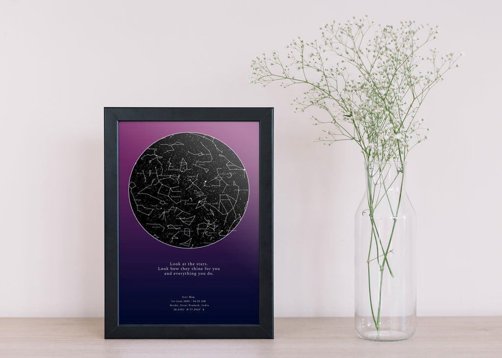 Custom Star Map Poster