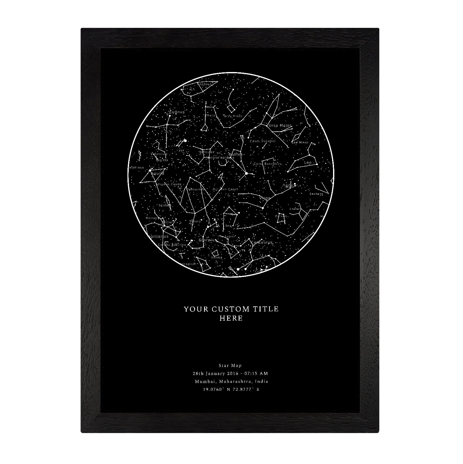 Custom Star Map Poster