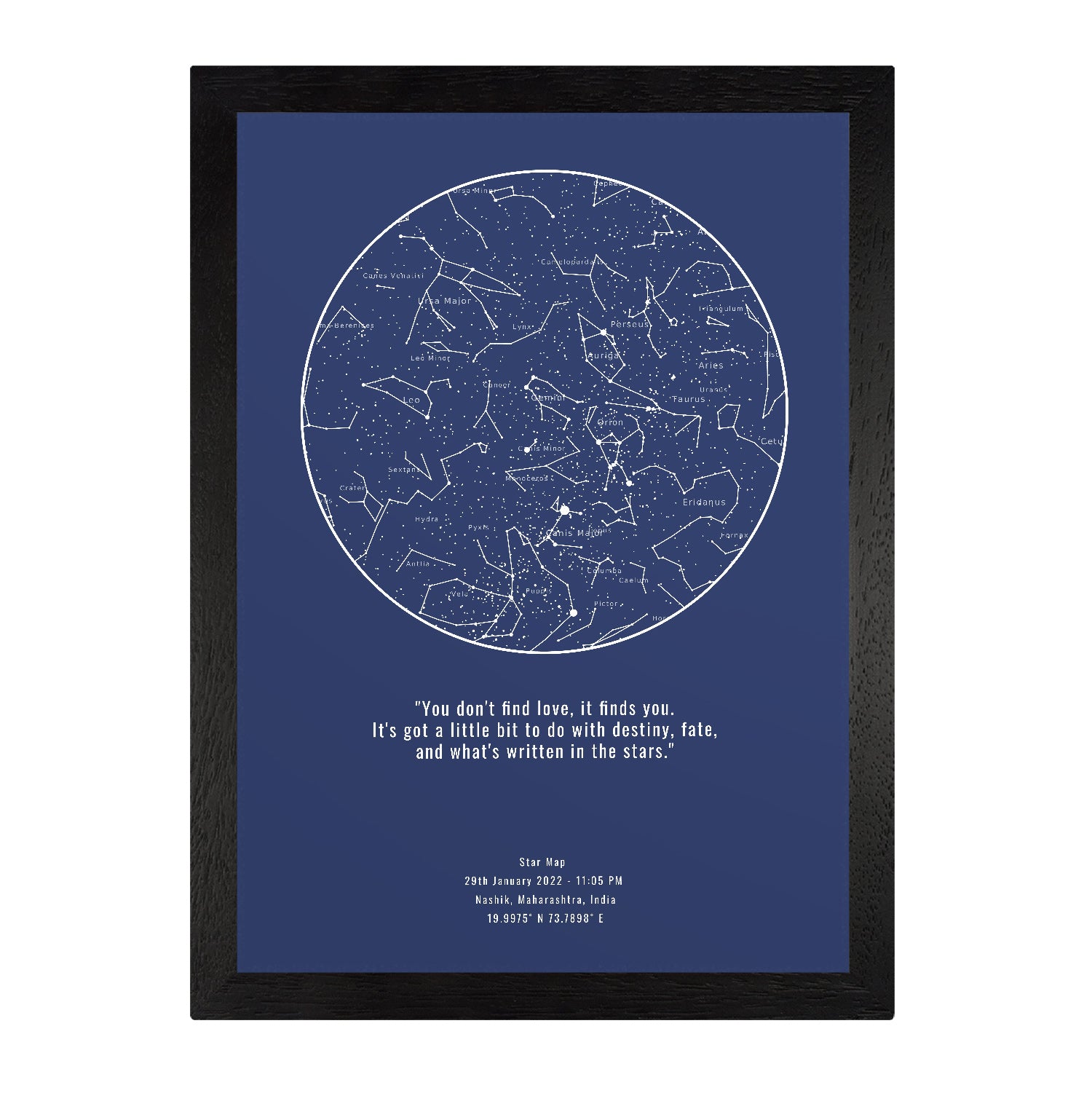 Custom Star Map Poster