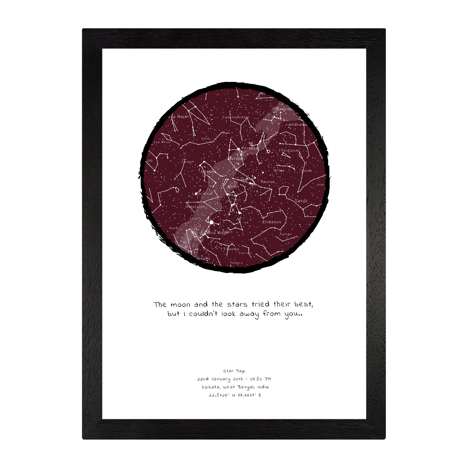 Custom Star Map Poster