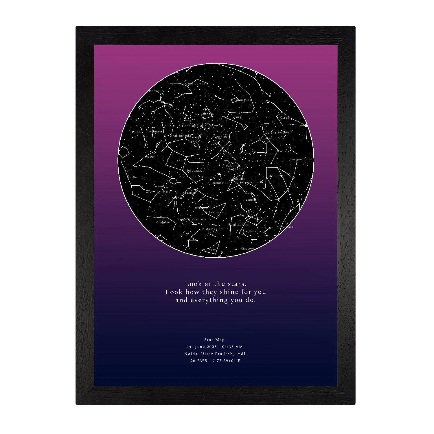 Custom Star Map Poster