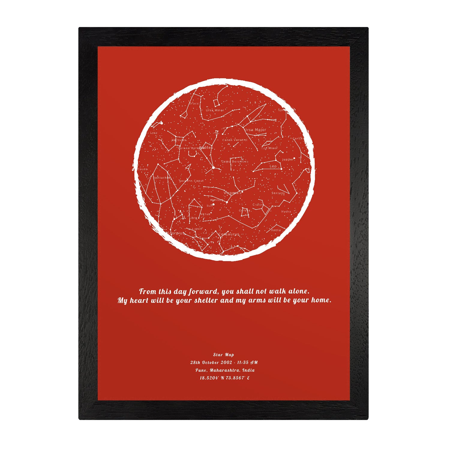 Custom Star Map Poster