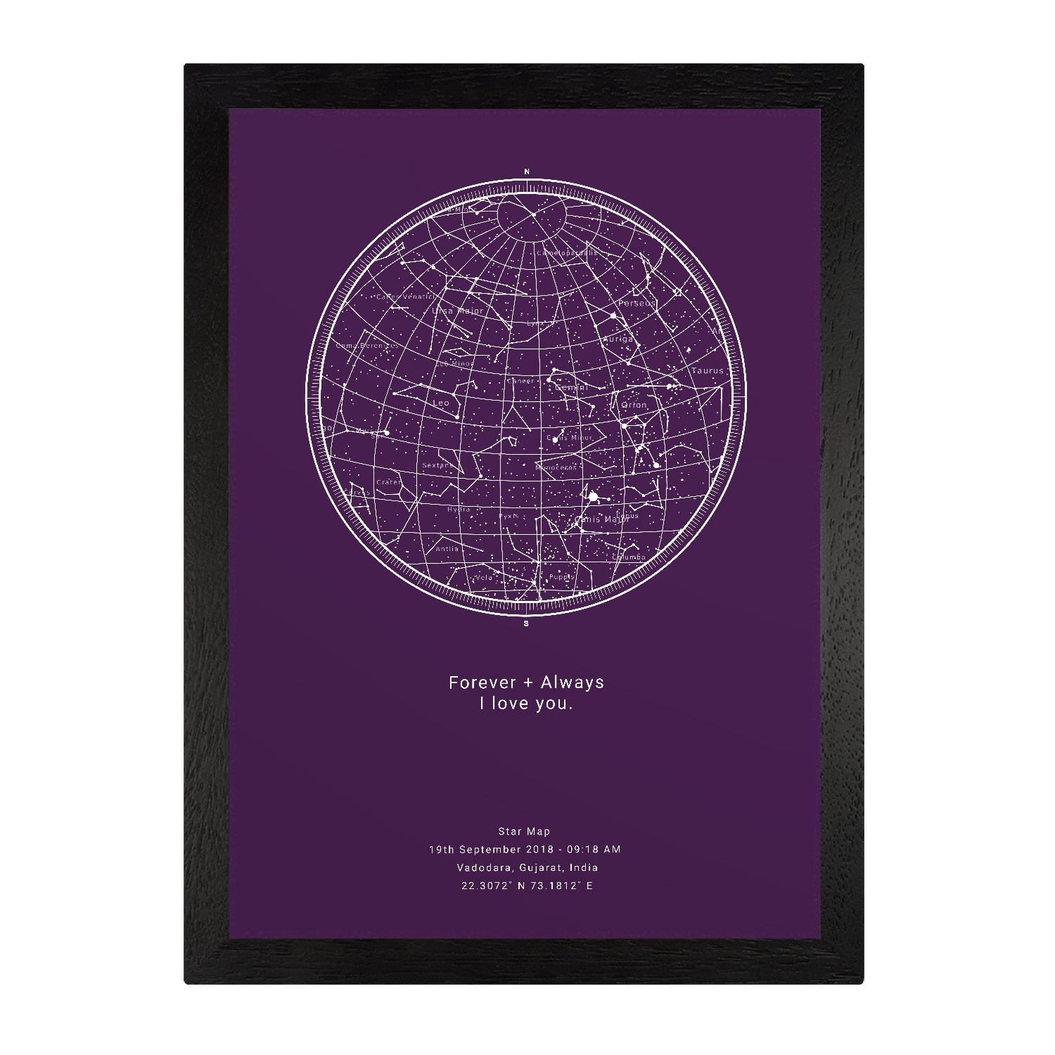 Custom Star Map Poster