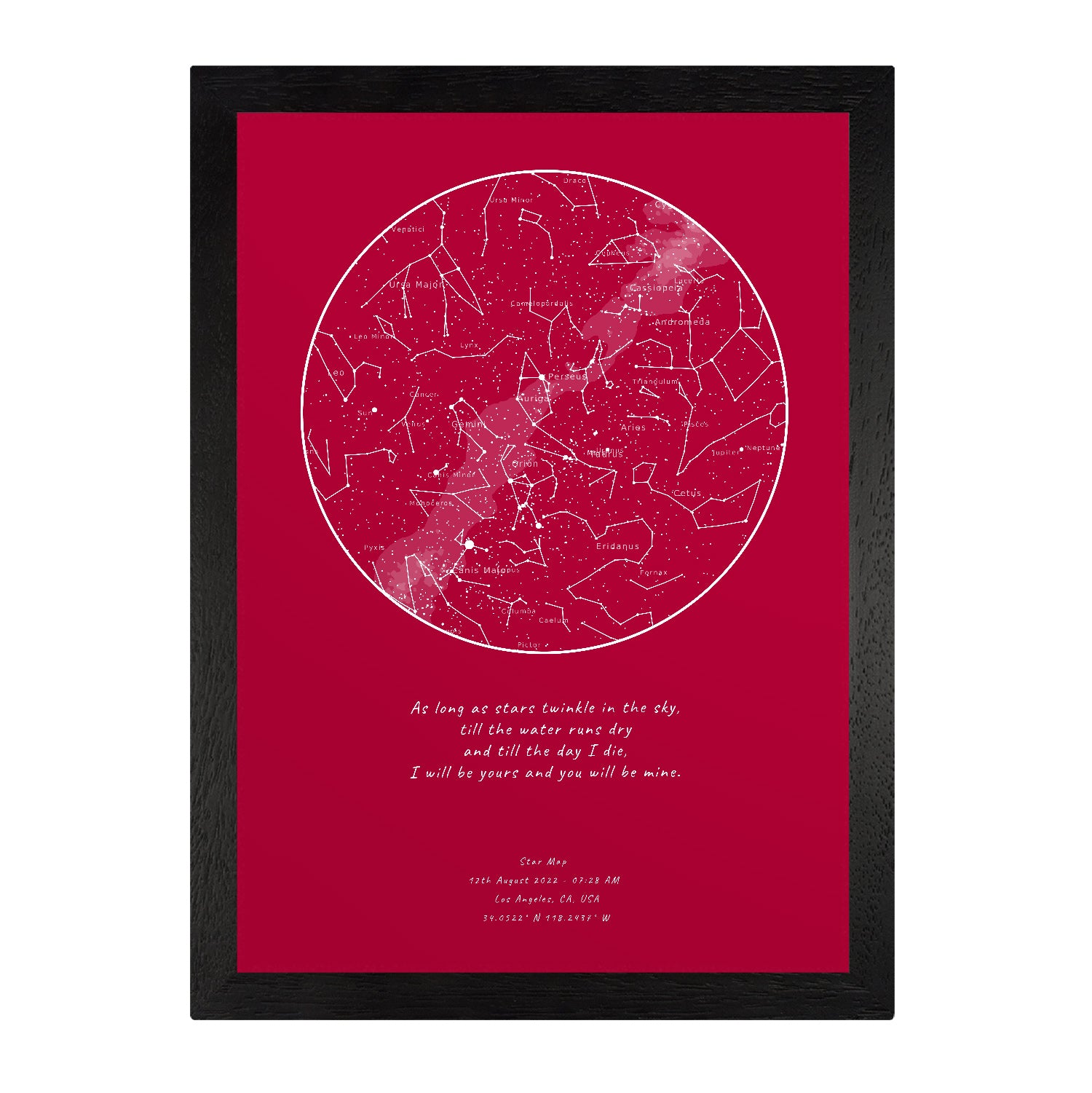 Custom Star Map Poster